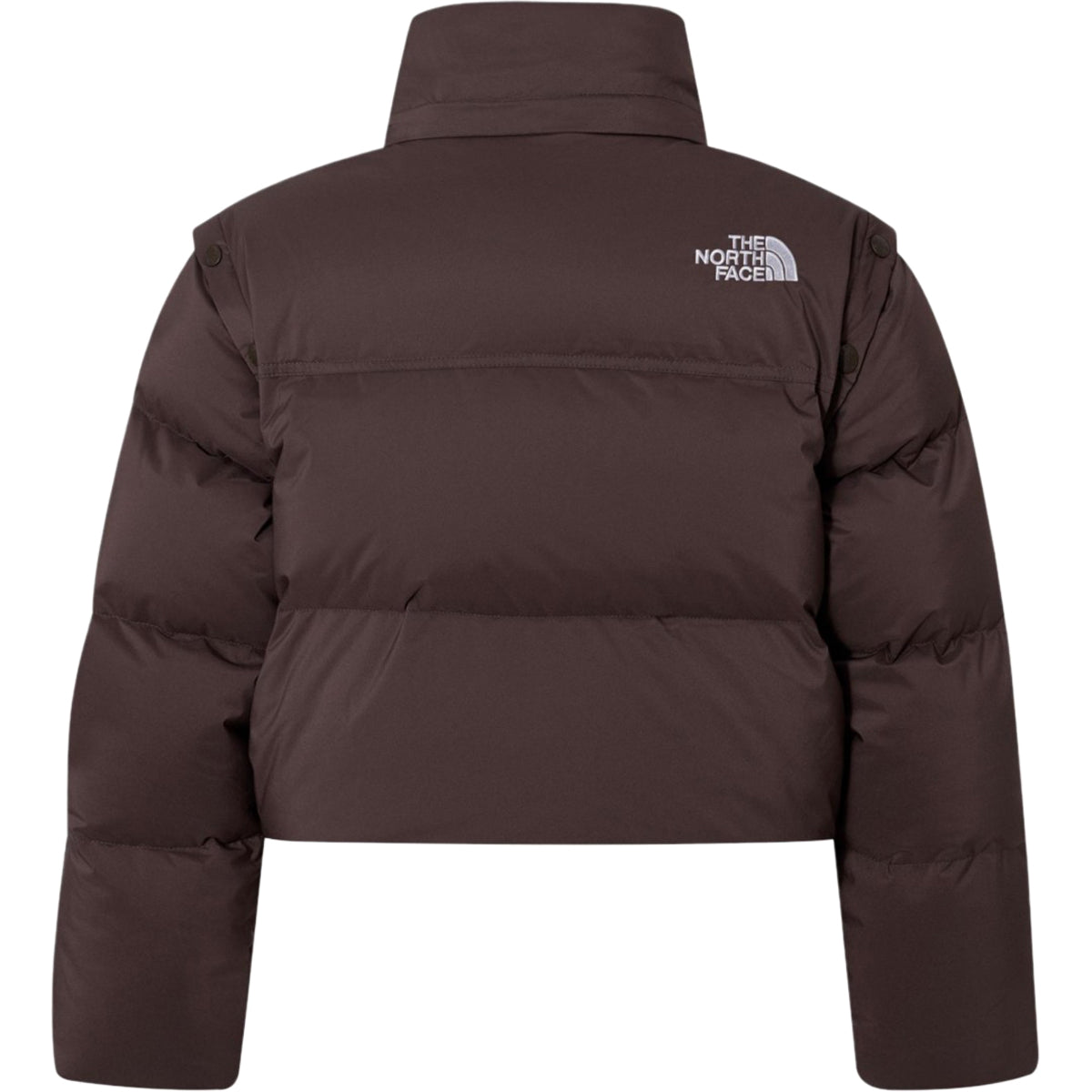 The North Face Brown Puffer Jacket for Warm Winter Tones