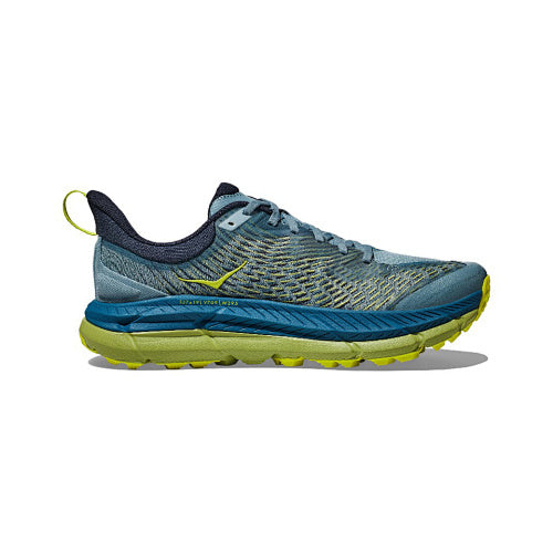HOKA Sneakers - Blue / Grey with Lime Accents