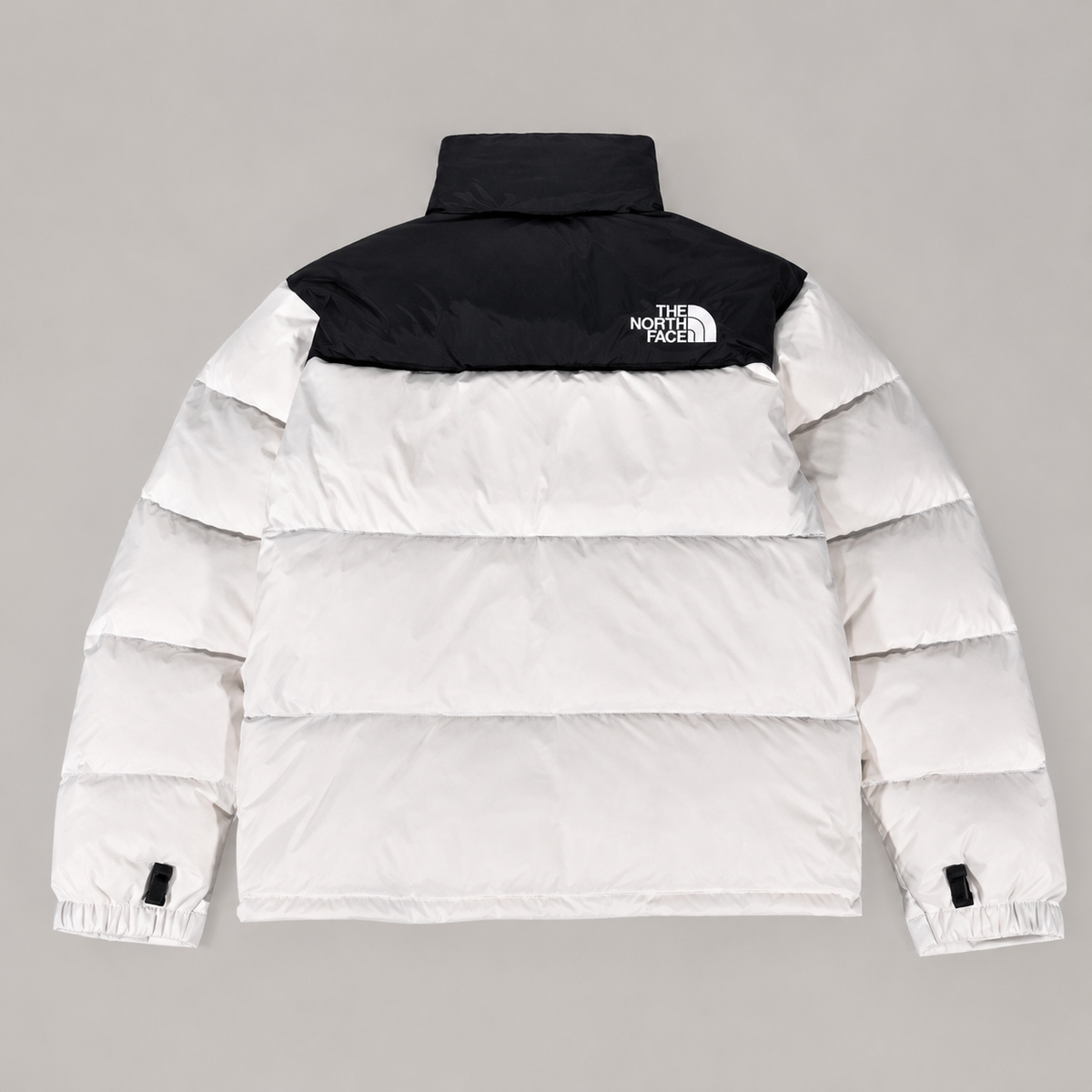 Men's The North Face 1996 Retro Nuptse 700 Hooded Puffer Jacket - Black / White