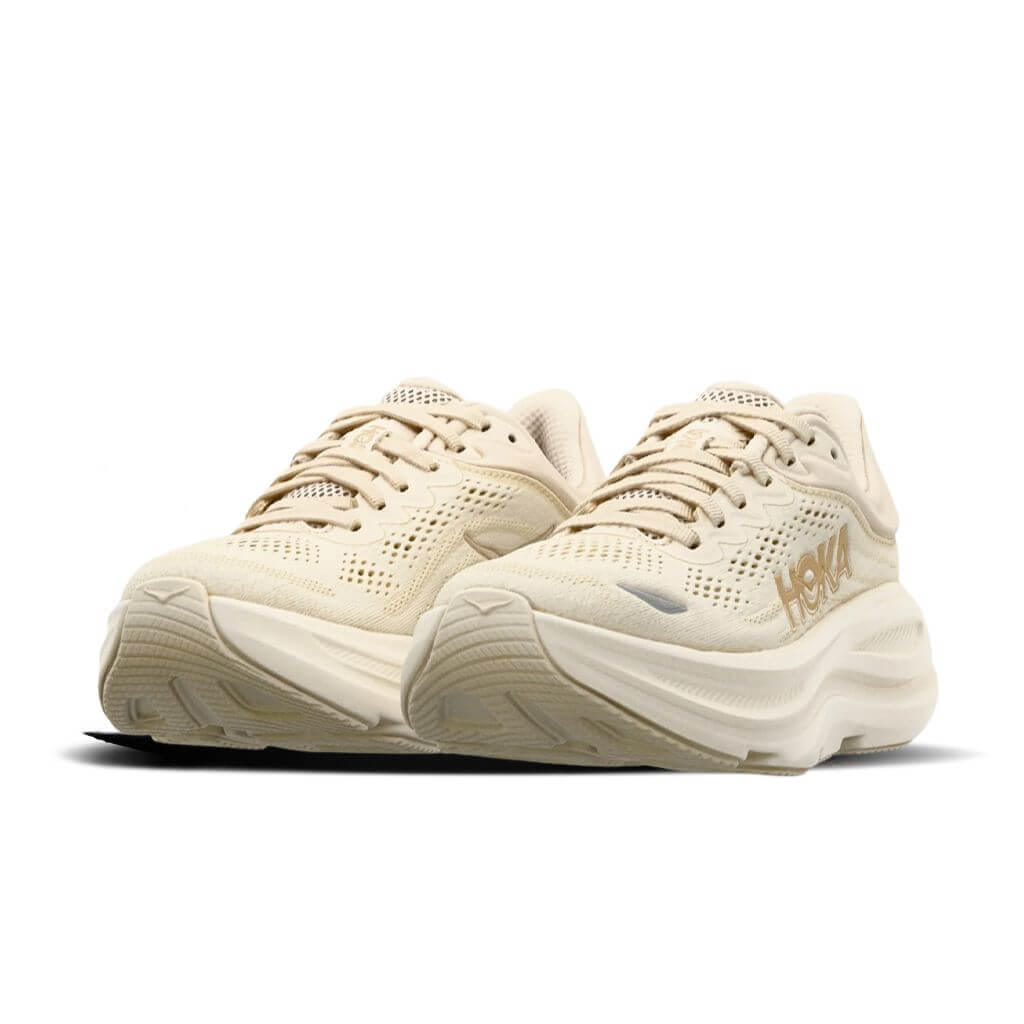 HOKA Bondi 9 Women's Sneakers – Cream/Beige