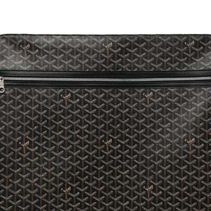 Goyard Trolley MM Rolling Suitcase – Black Goyardine Canvas
