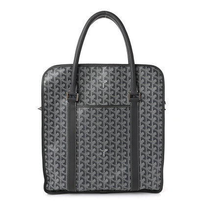 GOYARD Goyardine Bourgogne Tote Bag – Grey