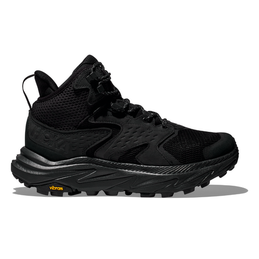 Men's HOKA Anacapa 2 Mid GTX Waterproof Hiking Boots - Black