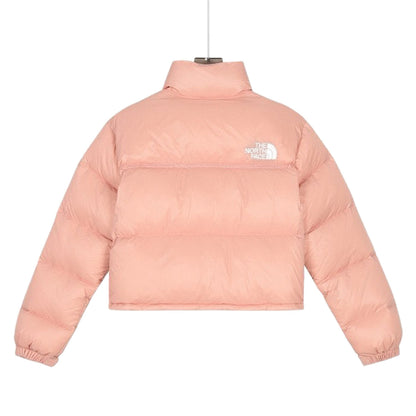The North Face Pink Puffer Jacket for Bright Winter Days
