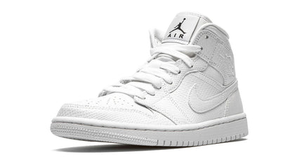 AIR JORDAN 1 MID WMNS "White Snakeskin"