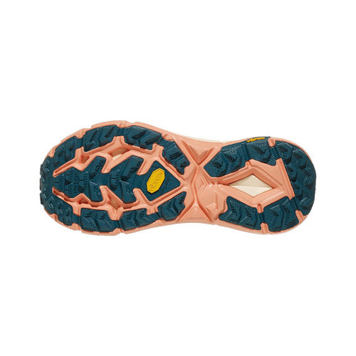 HOKA Sneakers - Teal / Peach with Vibram Outsole