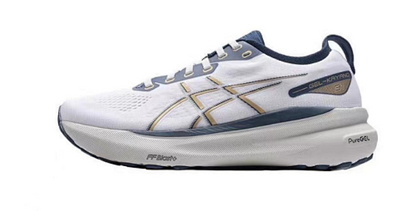 ASICS GEL-KAYANO 31 Running Shoes – White / Steel Blue | EU Sizing