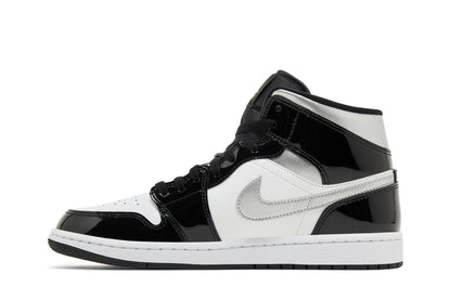 Jordan 1 Mid SE 'Black White Metallic Silver'
