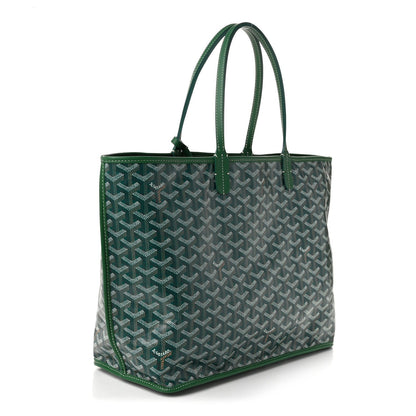 GOYARD Goyardine Reversible Anjou PM Tote – Green