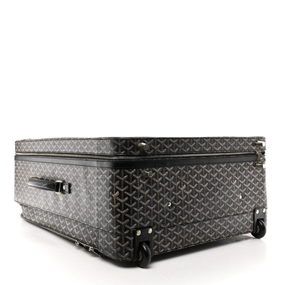 Goyard Trolley MM Rolling Suitcase – Black Goyardine Canvas