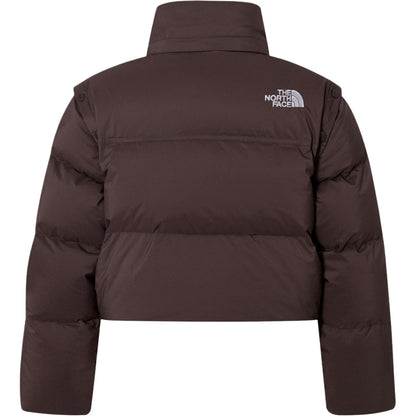 The North Face Brown Puffer Jacket for Warm Winter Tones