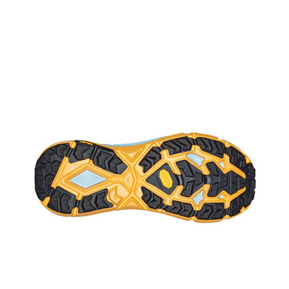 HOKA Sneakers - Orange / Light Blue with Yellow Accents