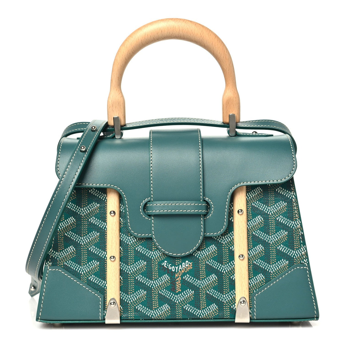 GOYARD Goyardine Structure Mini Saigon Bag – Green