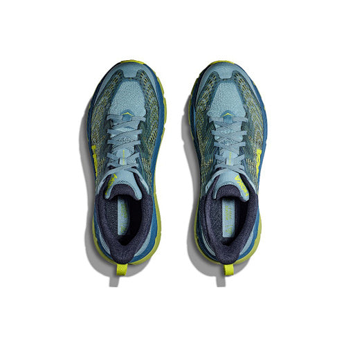 HOKA Sneakers - Blue / Grey with Lime Accents