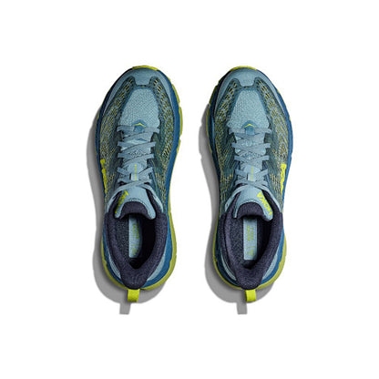 HOKA Sneakers - Blue / Grey with Lime Accents