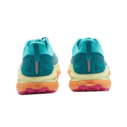 HOKA Sneakers - Teal / Orange with Lime Accents