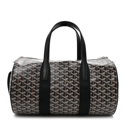 Goyard Barrel 40 Sports Bag – Black Goyardine Canvas