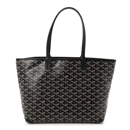 GOYARD Goyardine Artois PM Tote Bag – Black