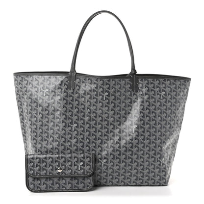 GOYARD Goyardine Saint Louis GM Tote Bag – Grey