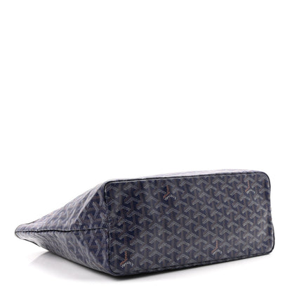 GOYARD Goyardine Saint Louis PM Tote Bag – Navy
