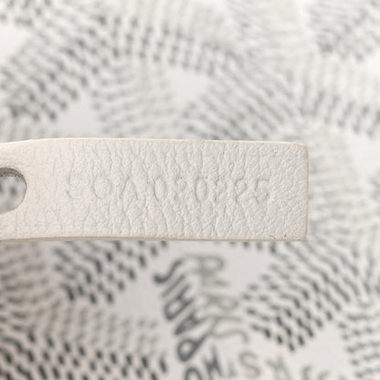 GOYARD Goyardine Reversible Anjou PM Tote – White