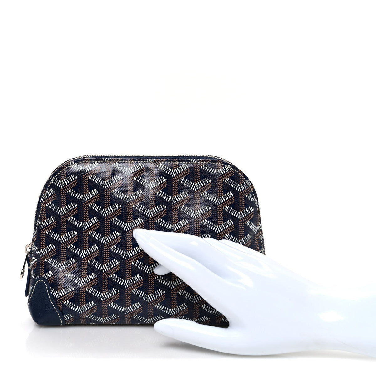 Goyard Vendôme Toiletry Pouch – Navy Blue Goyardine Canvas