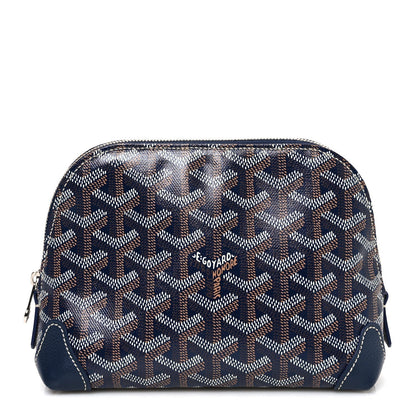 Goyard Vendôme Toiletry Pouch – Navy Blue Goyardine Canvas