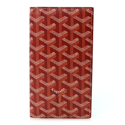 GOYARD Goyardine Saint Roch Wallet – Red