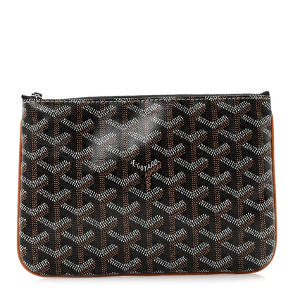 GOYARD Goyardine Senat Pochette PM – Black / Gold