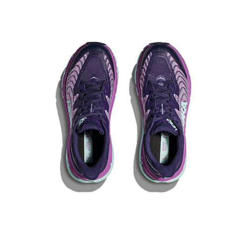HOKA Clifton 11 GTX Women's Waterproof Running Shoes - Varsity Navy / Burnt Red