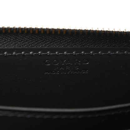 GOYARD Goyardine Matignon Zip Around GM Wallet – Black