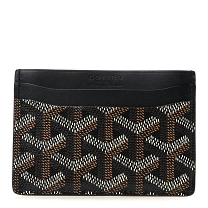 GOYARD Goyardine Saint Sulpice Card Holder – Black