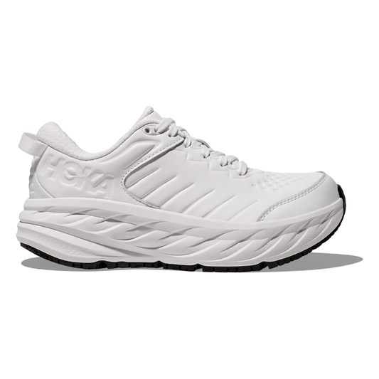 Women's HOKA Bondi SR Slip-Resistant Work Shoes - Frost / Frost