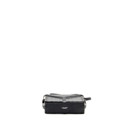 Goyard Minaüdière Trunk Bag – Black Goyardine Canvas, Silver Hardware