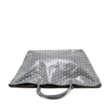 Goyard Saint Louis Tote GM – Grey Goyardine Canvas & Leather, Silver Hardware