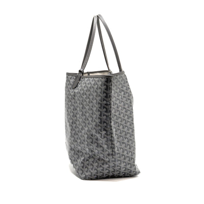 Goyard Saint Louis Tote GM – Grey Goyardine Canvas & Leather, Silver Hardware
