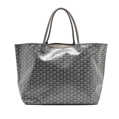 Goyard Saint Louis Tote GM – Grey Goyardine Canvas & Leather, Silver Hardware