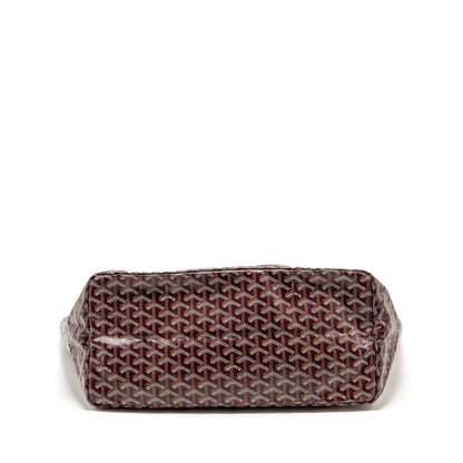 Goyard Saint Louis GM Tote Bag – Burgundy Goyardine Canvas & Calfskin, Silver Hardware