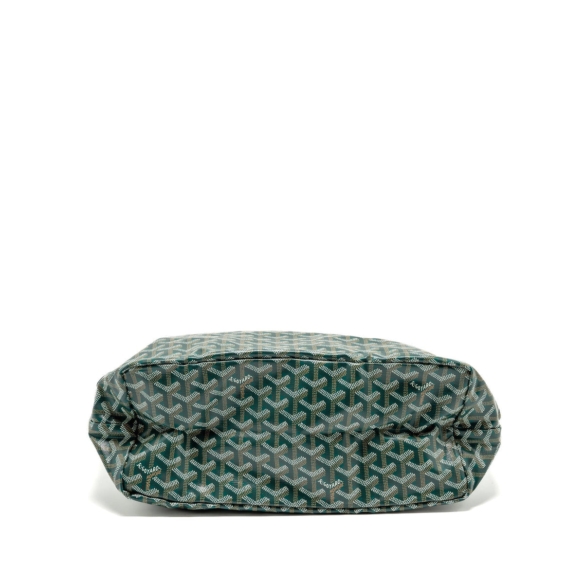 Goyard Saint Louis PM Tote Bag – Green Goyardine Canvas, Silver Hardware