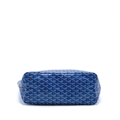Goyard Saint Louis Tote PM – Blue Goyardine Canvas & Leather, Silver Hardware