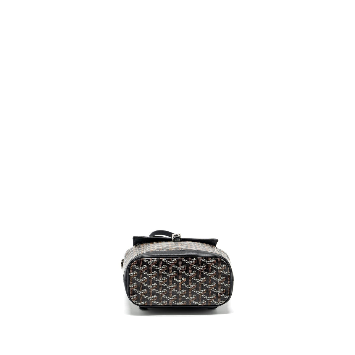 Goyard Mini Alpin Backpack – Black Goyardine Canvas & Leather, Silver Hardware