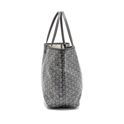 Goyard Saint Louis PM Tote Bag – Grey Goyardine Canvas & Calfskin, Silver Hardware