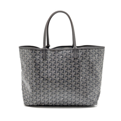 Goyard Saint Louis PM Tote Bag – Grey Goyardine Canvas & Calfskin, Silver Hardware