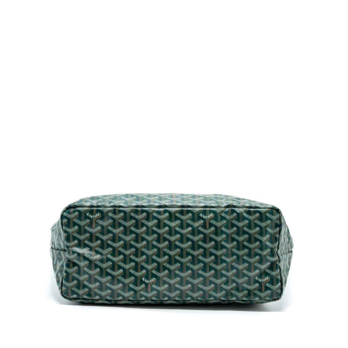 Goyard Saint Louis PM Tote Bag – Green Goyardine Canvas, Silver Hardware