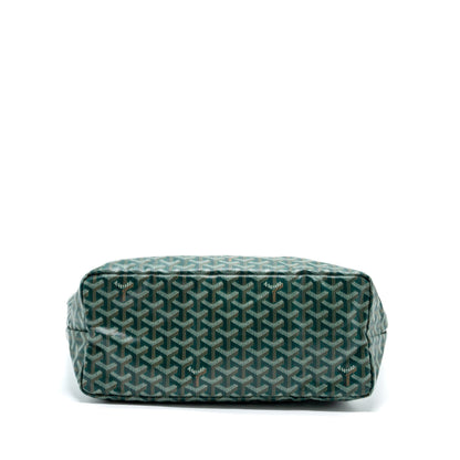 Goyard Saint Louis PM Tote Bag – Green Goyardine Canvas, Silver Hardware