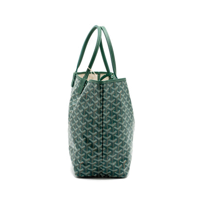 Goyard Saint Louis PM Tote Bag – Green Goyardine Canvas, Silver Hardware