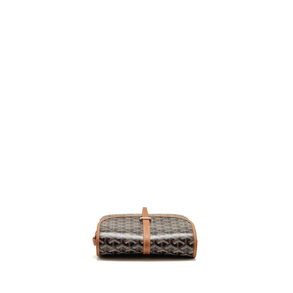 Goyard Belvedere PM Messenger Bag – Tan Goyardine Canvas & Calfskin, Silver Hardware
