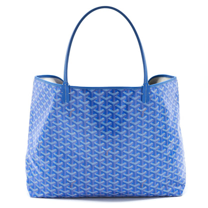 Goyard Saint Louis Tote GM – Blue & Multicolour Goyardine Canvas & Chevroches Calfskin
