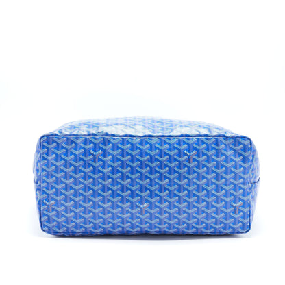 Goyard Saint Louis Tote GM – Blue & Multicolour Goyardine Canvas & Chevroches Calfskin
