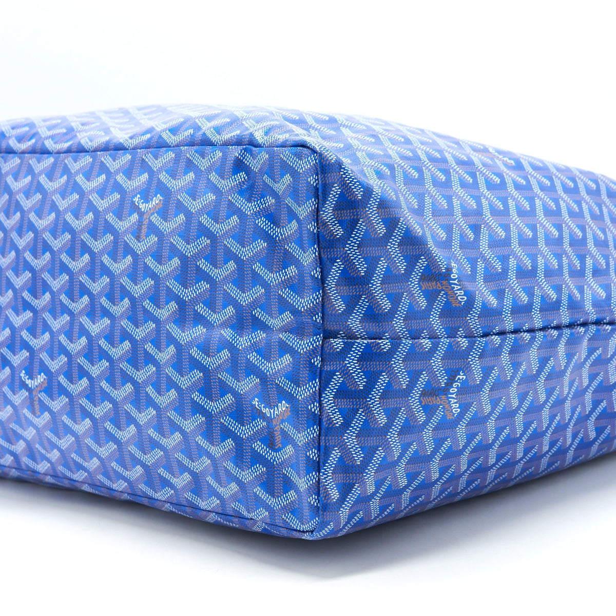 Goyard Saint Louis Tote GM – Blue & Multicolour Goyardine Canvas & Chevroches Calfskin
